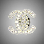 Aplica LED cu cristal YANIRA 28W, lumina Rece/Calda/Neutra, Crom Lucios