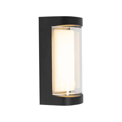 Aplica LED de Exterior Han, 8W, Metal, Negru
