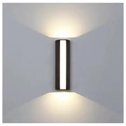 Aplica LED Exterior Berfin, 7W, 3000K, Negru, Metal