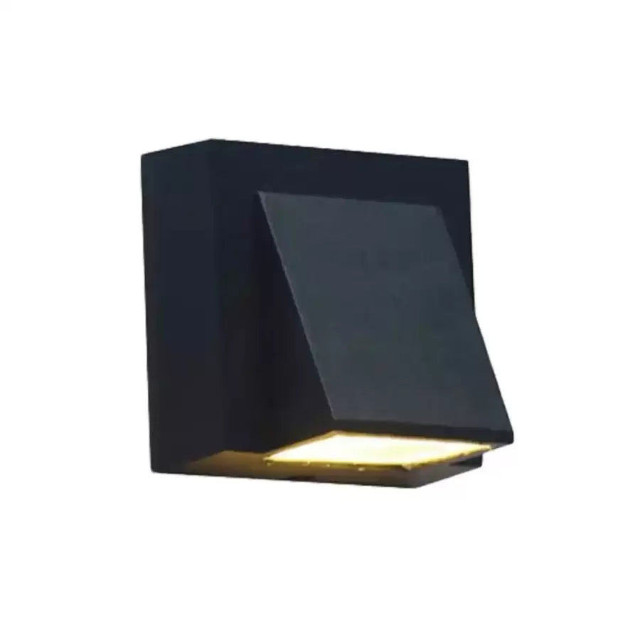 Aplica LED Exterior Matthias 5W Negru Lumina Calda