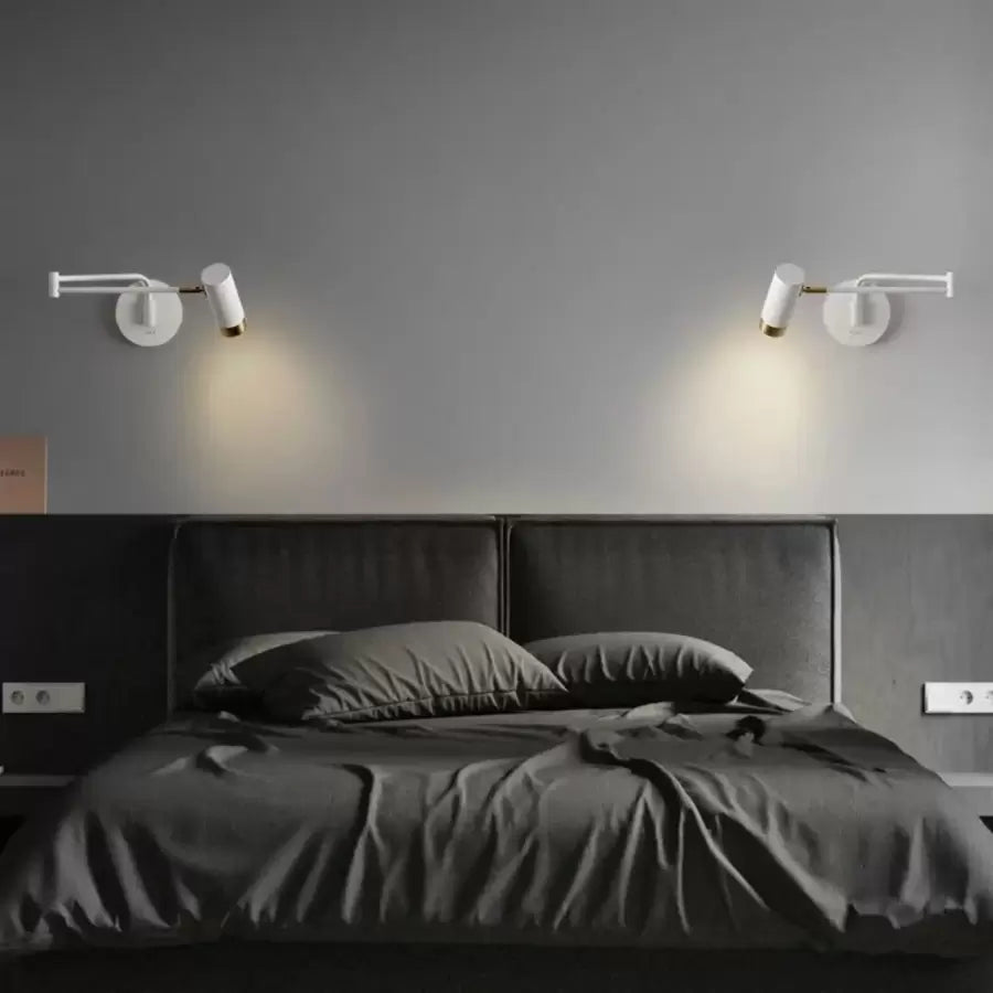 Aplica LED Francisco 5W Alb Auriu
