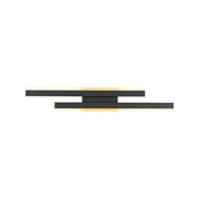 Aplica LED Lyra, 18W, Acril, Alb Negru