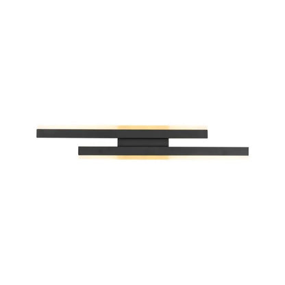 Aplica LED Lyra, 18W, Acril, Alb Negru
