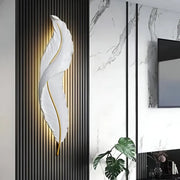 Aplica LED, Pena Decorativa 85CM Lumina Rece/Calda/Neutra 3000K/4000K/6000K Alb Auriu