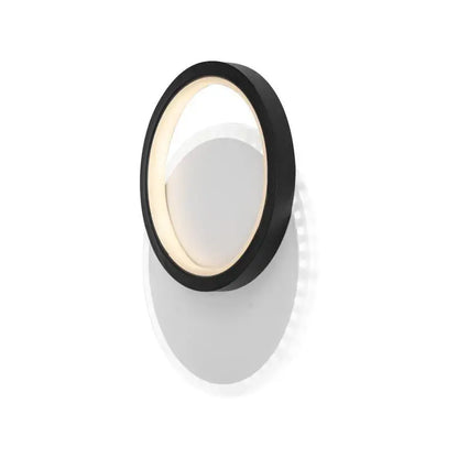 Aplica LED SMALON 26W, 2 Cercuri, lumina Rece/Calda/Neutra, Alb Negru