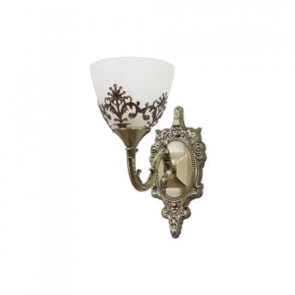 Aplica Rustic COTTAGE, 1*E27, Bronz, Metal si Sticla