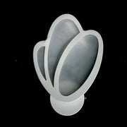 Aplica LED de Perete Tulip 15W, Lumina Rece/Calda/Neutra 3000K/4000K/6000K, Alb, Metal si Acril