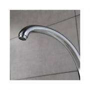 Baterie Bucatarie Crom Lucios LB00C, Pipa Lebada Pivotanta, Cartus Ceramic, Set Complet cu Racorduri si Sistem de Fixare