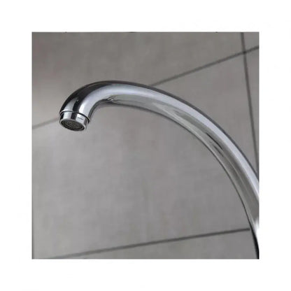 Baterie Bucatarie Crom Lucios LB00C, Pipa Lebada Pivotanta, Cartus Ceramic, Set Complet cu Racorduri si Sistem de Fixare