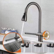 Baterie Bucatarie cu Dus Extractibil Inox Gri Cu Functie Cascada YB1500N
