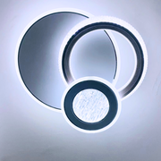 Lustra LED NYXORA 44W, 3 Cercuri, lumina Rece/Calda/Neutra, Alb