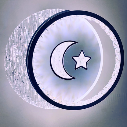 Lustra LED PERU 34W, 2 Cercuri, lumina Rece/Calda/Neutra, Alb