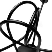 Lustra Shion 3xE27, Negru, Metal, Diametru 50cm