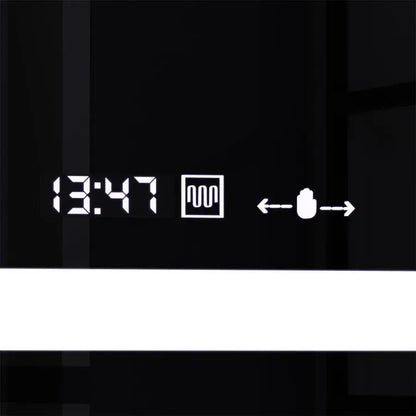 Oglinda LED Rectangulara, 160x80cm, Verite MotionGlow Marcello, Sistem Dezaburire, Ceas & Termometru, Dimabila