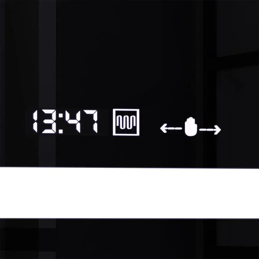 Oglinda LED Rectangulara, 160x80cm, Verite MotionGlow Marcello, Sistem Dezaburire, Ceas & Termometru, Dimabila