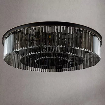 Candelabru Cristal Brady Ø40 cm, 6xE14, Gri