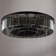 Candelabru Cristal Brady Ø60cm, 18xE14, Circular, Gri