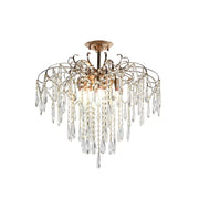 Candelabru Cristal EGO 9x E27, Diametru 60cm, Auriu Lucios