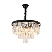 Candelabru Cristal Fletcher 5x E27 Negru