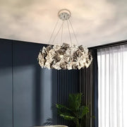 Candelabru Cristal Hefe 4x E27 Argintiu