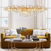 Candelabru Cristal Kaiser 13x G9 Diametru 120cm Auriu