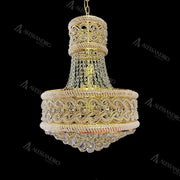 Candelabru Cristal Selim 14x E14 Auriu