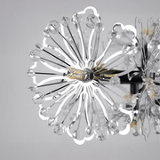 Candelabru Cristal PETERHOF Regalis 15x G4, Lungime 120cm, Negru