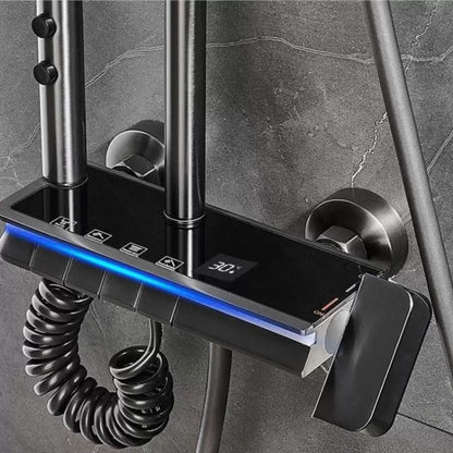 Coloana Dus Inox, Gri Inchis, OD3904