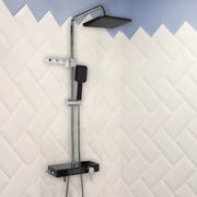 Coloana Dus Afisaj LCD Inox Negru Argintiu SJG/006