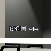 Oglinda LED Rectangulara, 120X70cm, Radiante Senzor MotionGlow Marcello, Sistem Dezaburire, Ceas & Termometru, Dimabila