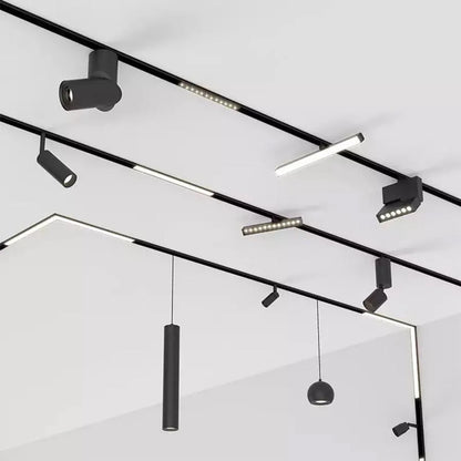 Grila LED Magnetica, Fixa, 6W, Lumina Neutra, Incastrata, Negru