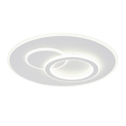 Lustra LED cu telecomanda NOLUX 34W, Rotunda, lumina Rece/Calda/Neutra, Dimabila, Alb