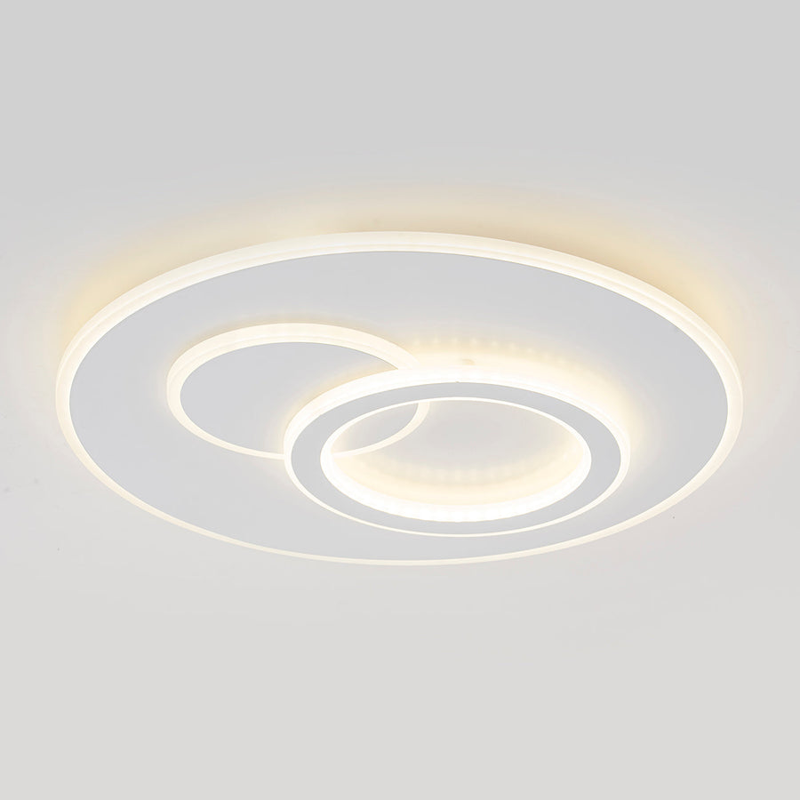 Lustra LED cu telecomanda NOLUX 34W, Rotunda, lumina Rece/Calda/Neutra, Dimabila, Alb