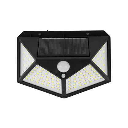 Lampa Solara cu Senzor de Miscare, 100 LED-uri, IP.65, Negru
