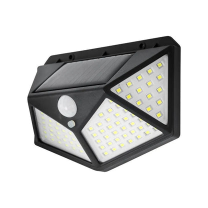Lampa Solara cu Senzor de Miscare, 100 LED-uri, IP.65, Negru