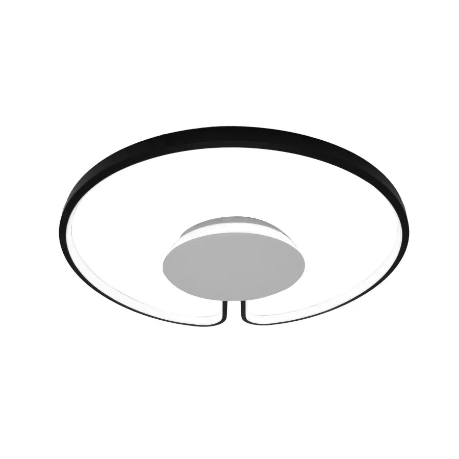 Lustra LED ADARA 90W, Rotunda, lumina Neutra, 4000K, Negru