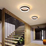 Lustra LED SOLENA ROTONDA 13W, Diametru 25cm, lumina Rece/Calda/Neutra, Alb Negru