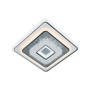 Lustra LED cu cristal ARABELA 40W, lumina Rece/Calda/Neutra, Alb