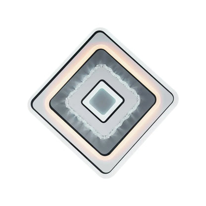 Lustra LED cu cristal ARABELA 40W, lumina Rece/Calda/Neutra, Alb