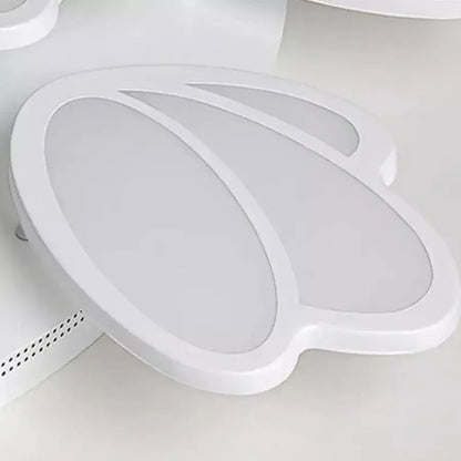 Lustra LED cu telecomanda TULIP 45W, 3 Petale, lumina Rece/Calda/Neutra, Dimabila, Alb