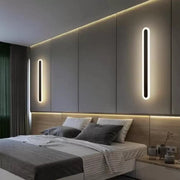 Lustra LED CASSIUS, 24W, Liniara, lumina Rece/Calda/Neutra, Negru