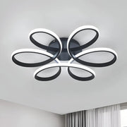 Lustra LED cu telecomanda HELIX 63W, lumina Rece/Calda/Neutra, Dimabila, Negru