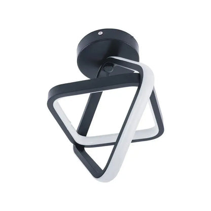 Lustra LED VERTEX CUBUS 13W, lumina Rece/Calda/Neutra, Negru