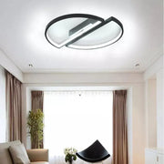Lustra LED cu telecomanda VECTOR ARCUS 52W, 2 Elemente, lumina Rece/Calda/Neutra, Dimabila, Negru