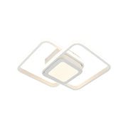 Lustra LED DUOFORM 21W, 3 Patrate, lumina Rece/Calda/Neutra, Alb