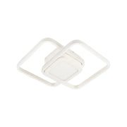 Lustra LED DUOFORM 21W, 3 Patrate, lumina Rece/Calda/Neutra, Alb