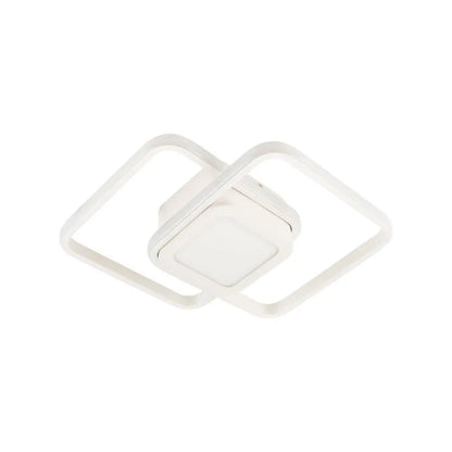 Lustra LED DUOFORM 21W, 3 Patrate, lumina Rece/Calda/Neutra, Alb