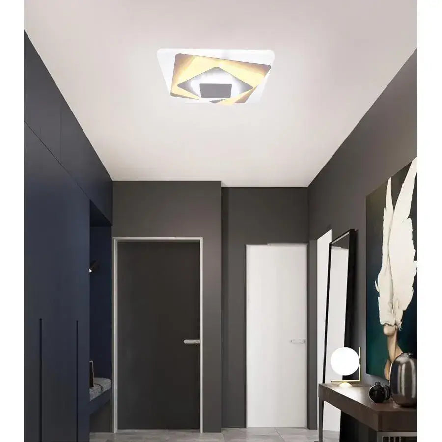 Lustra LED FLORENSIA, 34W, lumina Rece/Calda/Neutra, Alb