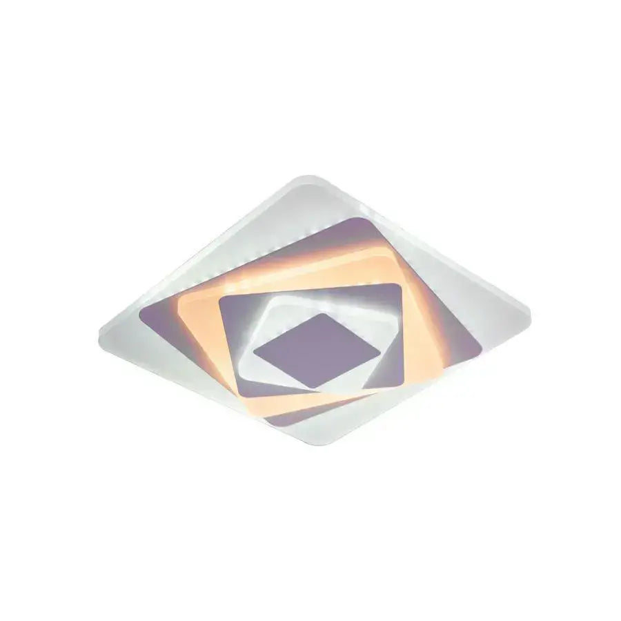 Lustra LED FLORENSIA, 34W, lumina Rece/Calda/Neutra, Alb