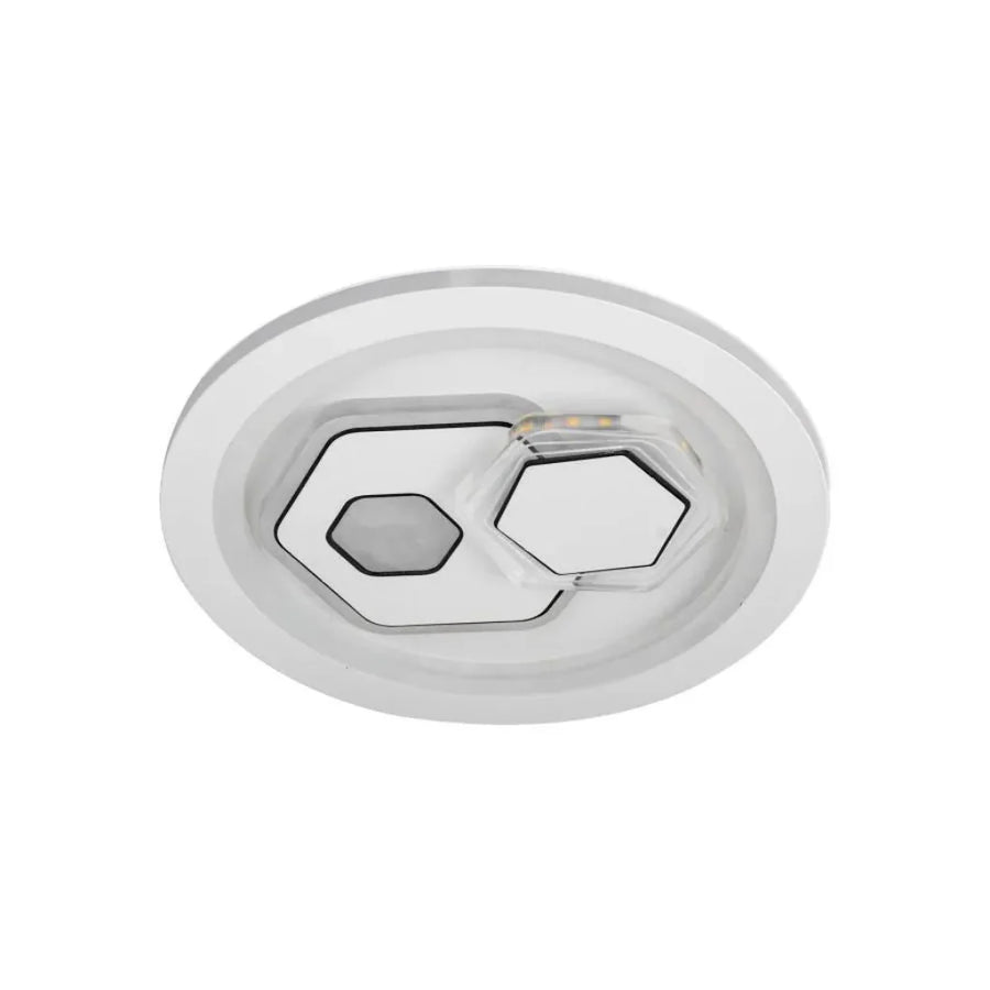 Lustra LED KATHLEEN RGB 16W, lumina Calda/Neutra, Alb
